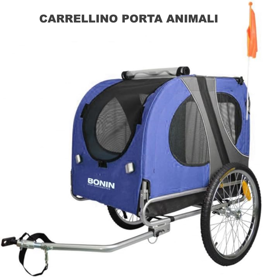 TMP E-BIKE RENT CARRELLINO PORTA ANIMALI