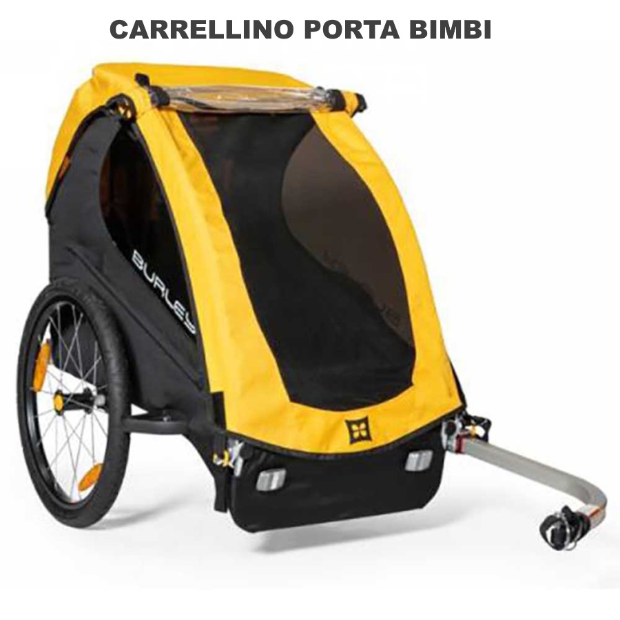 TMP E-BIKE RENT CARRELLINO PORTA BIMBI